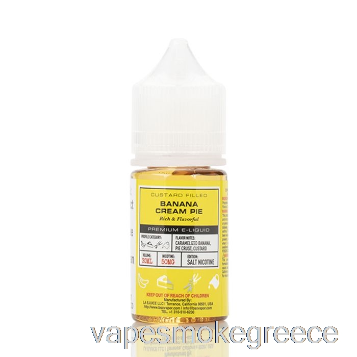 Vape Greece Banana Cream Pie - Bsx Salt Series - 30ml 30mg